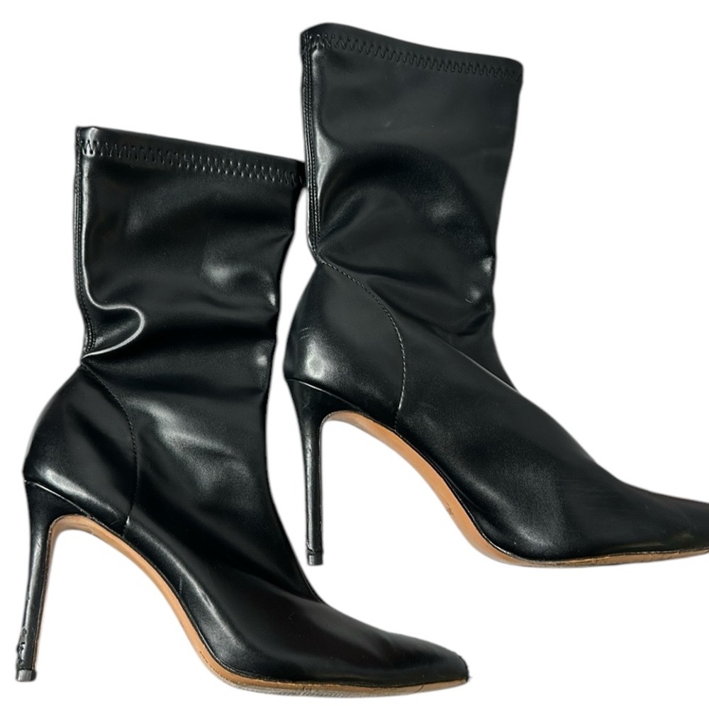 Black Stiletto Booties